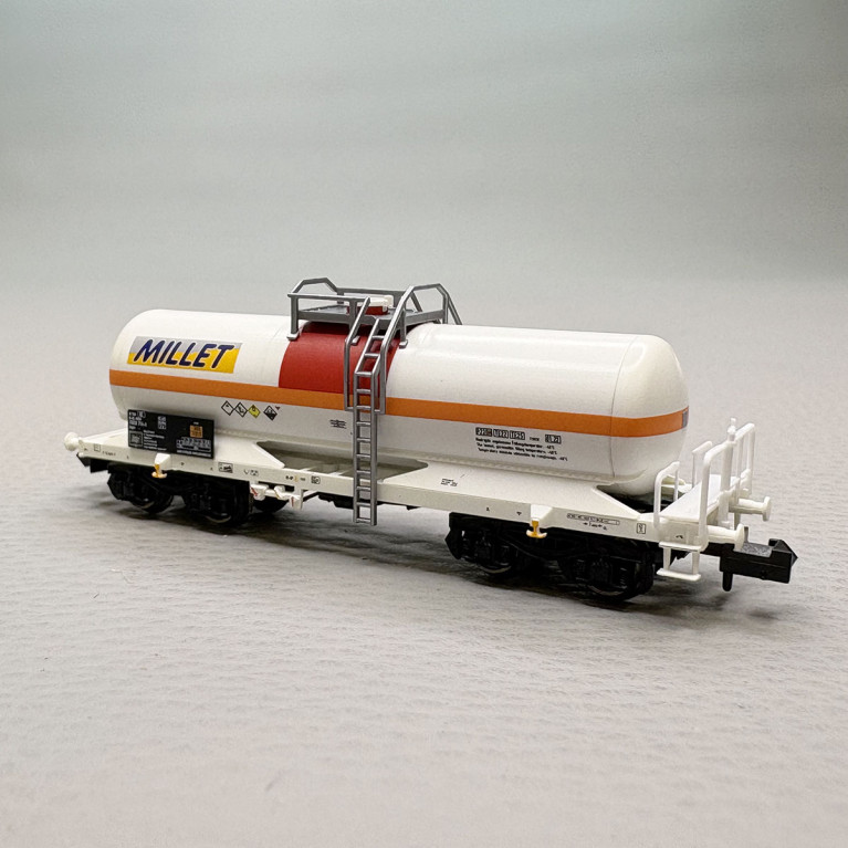 Wagon-citerne transport de chlore NL-MISA MILLET, Ep. VI - MINITRIX 18979 - N 1/160