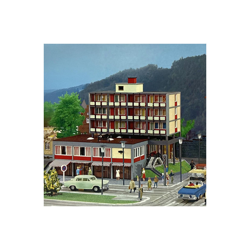 Bâtiment bancaire moderne, B-928 - Faller 109928 - HO 1/87