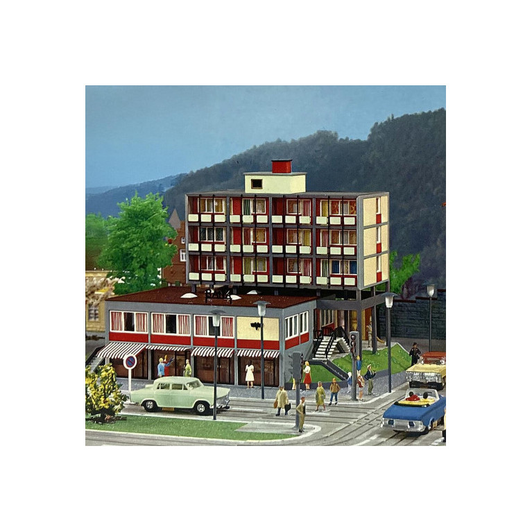 Bâtiment bancaire moderne, B-928 - Faller 109928 - HO 1/87