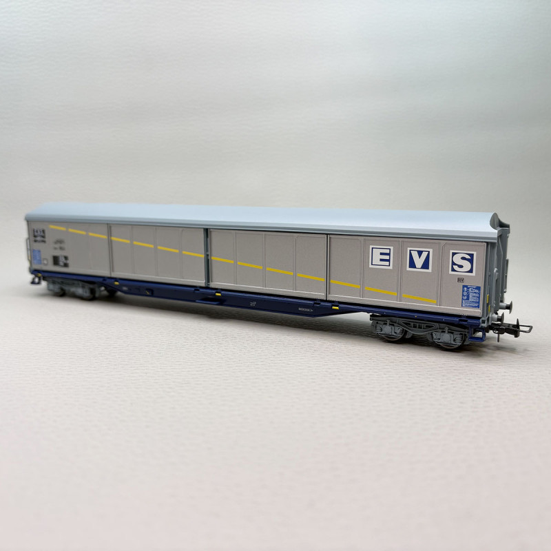Wagon à parois coulissantes type Habis EVS livrée argentée SNCF, Ep. IV - JOUEF HJ6300 - HO 1/87