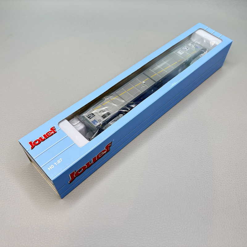 Wagon à parois coulissantes type Habis EVS livrée argentée SNCF, Ep. IV - JOUEF HJ6300 - HO 1/87