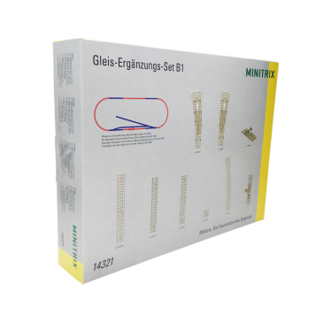 Coffret de Rails complémentaires B1 - MINITRIX 14321 - N 1/160