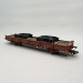 Wagon à ranchers pivotants type Ks 446 chargement 2 bogies Y25 DB AG, Ep. V - MÄRKLIN 46409 - HO 1/87