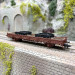 Wagon à ranchers pivotants type Ks 446 chargement 2 bogies Y25 DB AG, Ep. V - MÄRKLIN 46409 - HO 1/87
