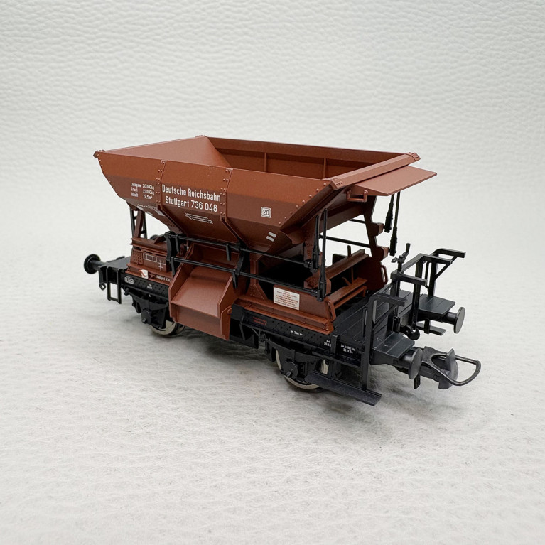 Coffret 3 wagons trémies à ballast Talbot DRB, Ep. II - ROCO 6600265 - HO 1/87