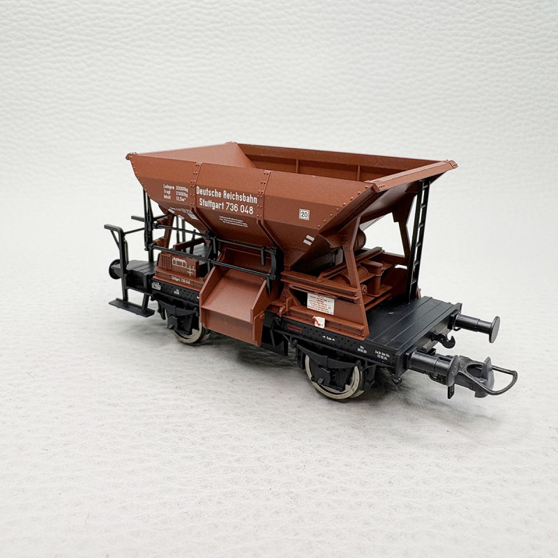Coffret 3 wagons trémies à ballast Talbot DRB, Ep. II - ROCO 6600265 - HO 1/87