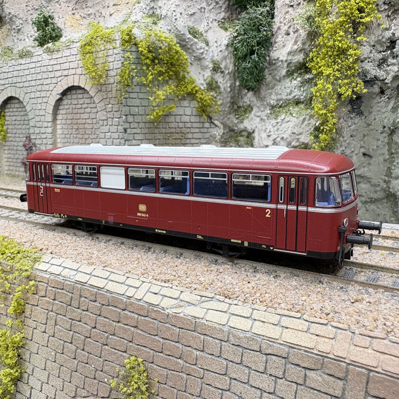 Remorque autorail BR 998.0 Schienenbus livrée pourpre DB, Ep. IV - MÄRKLIN 41981 - HO 1/87