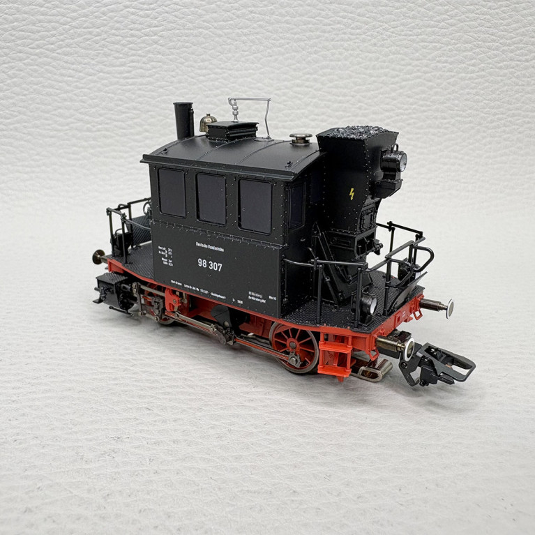Coffret Spalter Bockl locomotive BR 98.3 Glaskasten et 3 voitures bavaroises DB, Ep. III - MÄRKLIN 26619 - HO 1/87
