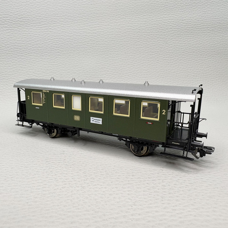 Coffret Spalter Bockl locomotive BR 98.3 Glaskasten et 3 voitures bavaroises DB, Ep. III - MÄRKLIN 26619 - HO 1/87