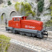 Locomotive diesel manœuvre Henschel DHG 500 livrée rouge DB Cargo Start up, Ep. VI - MÄRKLIN 36506 - HO 1/87