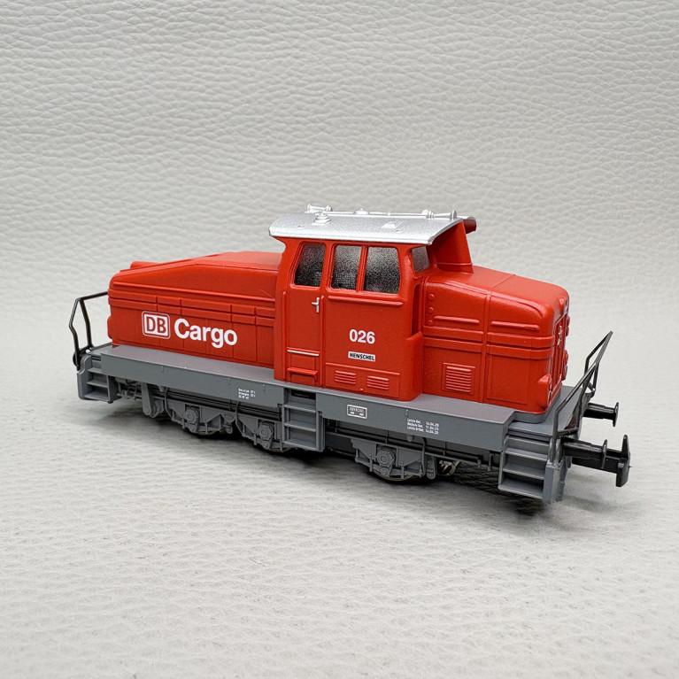 Locomotive diesel manœuvre Henschel DHG 500 livrée rouge DB Cargo Start up, Ep. VI - MÄRKLIN 36506 - HO 1/87