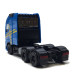 Volvo FH 16 GL XL 2020, tracteur porteur avec tour renforcée, 3 essieux, bleu - HERPA 318624-003 - HO 1/87