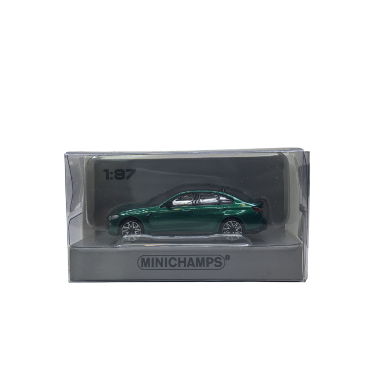 BMW M3, vert métallisé, 2020 - Minichamps 870023200 - 1/87