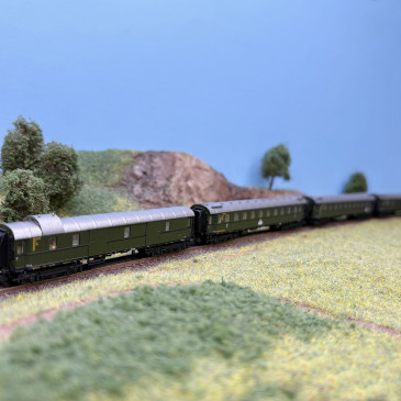 Coffret 5 voitures express type standard 1928-1930 Gruppe 29 DB, Ep. III - MÄRKLIN 87620 - Z 1/220