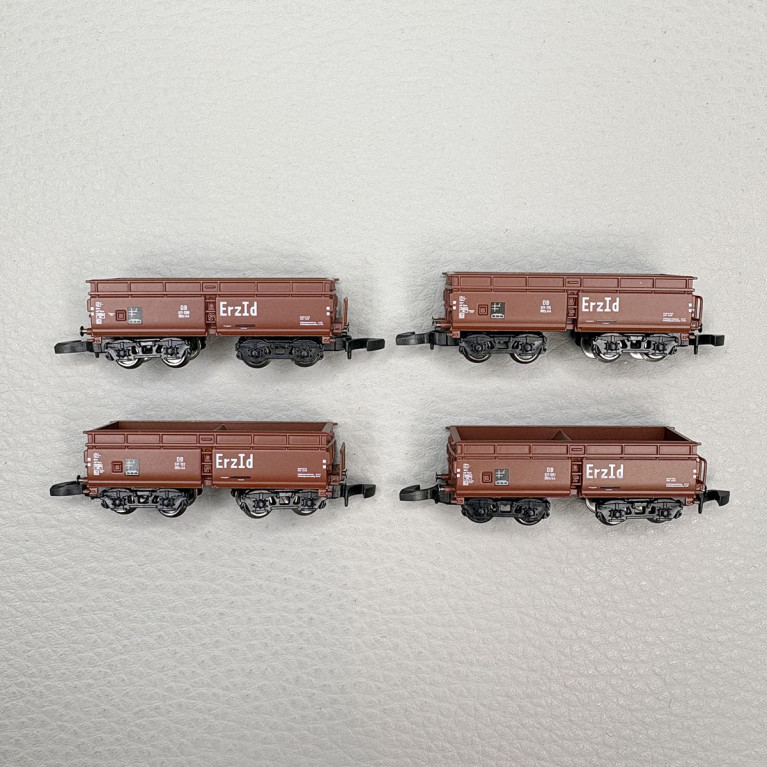 Coffret 4 wagons trémies déchargement automatique type OOtz 44 DB, Ep. III - MÄRKLIN 82710 - Z 1/220