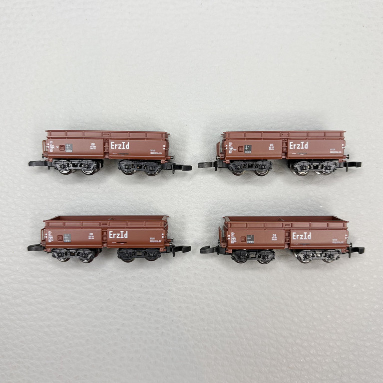 Coffret 4 wagons trémies déchargement automatique type OOtz 44 DB, Ep. III - MÄRKLIN 82710 - Z 1/220