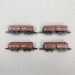 Coffret 4 wagons trémies déchargement automatique type OOtz 44 DB, Ep. III - MÄRKLIN 82710 - Z 1/220
