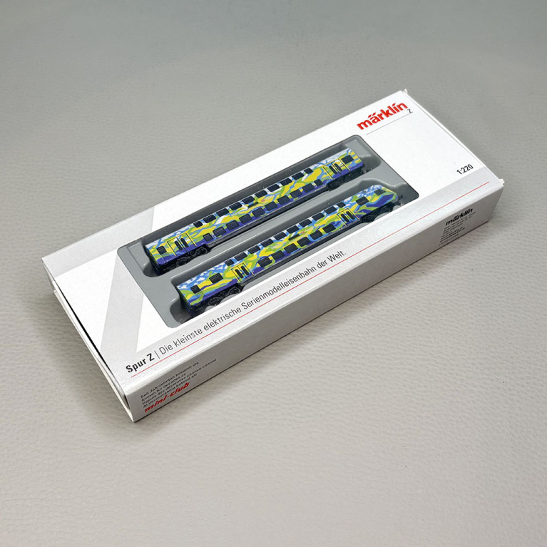 Coffret Touristik 2, voitures 2 niveaux DBpza 753.5 et DBpbzfa 765.6 DB AG, Ep. VI - MÄRKLIN 87307 - Z 1/220