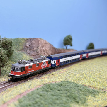 Coffret Züricher S-Bahn locomotive Re 420 LION et 3 voitures 2 niveaux SBB CFF, Ep. VI - MÄRKLIN 81195 - Z 1/220