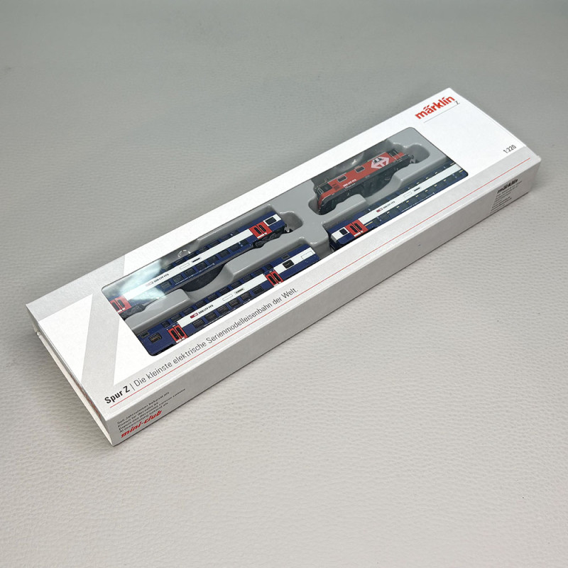 Coffret Züricher S-Bahn locomotive Re 420 LION et 3 voitures 2 niveaux SBB CFF, Ep. VI - MÄRKLIN 81195 - Z 1/220