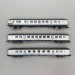 Coffret Karlsruher Kopf 3 voitures Silberlingen Bn 719 ABn 703 BDnrzf 740 DB AG, Ep. V - MÄRKLIN 87183 - Z 1/220