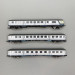 Coffret Karlsruher Kopf 3 voitures Silberlingen Bn 719 ABn 703 BDnrzf 740 DB AG, Ep. V - MÄRKLIN 87183 - Z 1/220