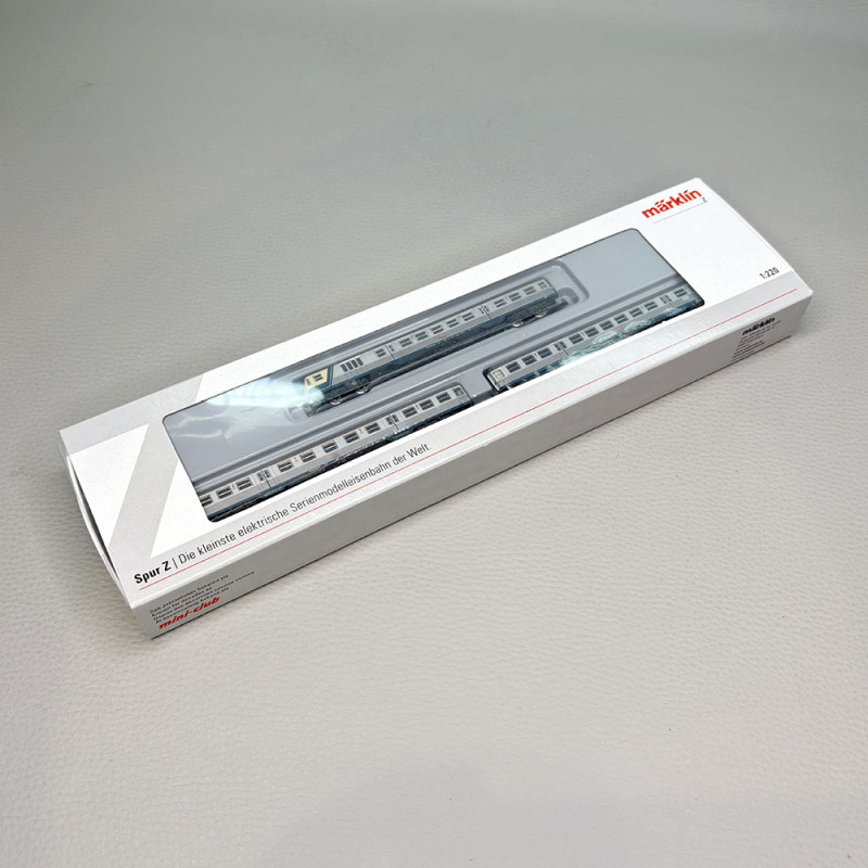 Coffret Karlsruher Kopf 3 voitures Silberlingen Bn 719 ABn 703 BDnrzf 740 DB AG, Ep. V - MÄRKLIN 87183 - Z 1/220