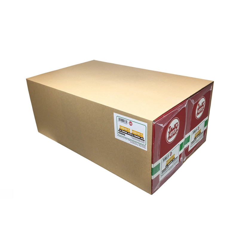 Coffret 2 wagons porte-conteneurs postaux Die Post RhB, Ep. VI - LGB 45886 - G 1/22.5