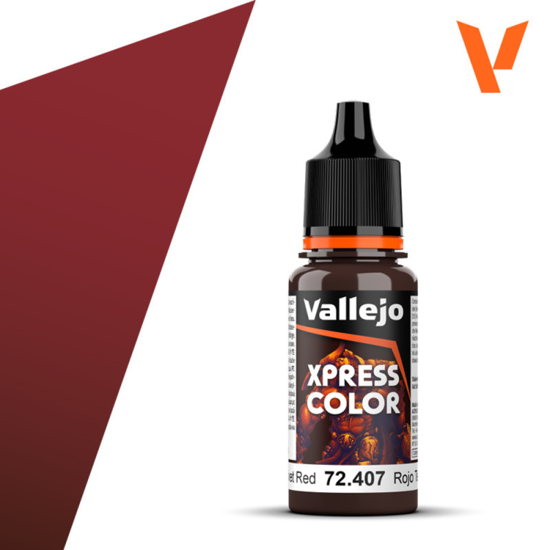 Rouge Velours N°143 - 18 ml Xpress Color - VALLEJO 72.407