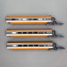 Coffret complément 3 remorques R2, R5, R6, TGV PSE N°5, SNCF, Ep. IV - REE TGV006 - HO 1/87