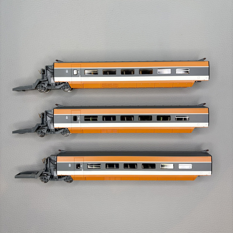 Coffret complément 3 remorques R2, R5, R6, TGV PSE N°5, SNCF, Ep. IV - REE TGV006 - HO 1/87