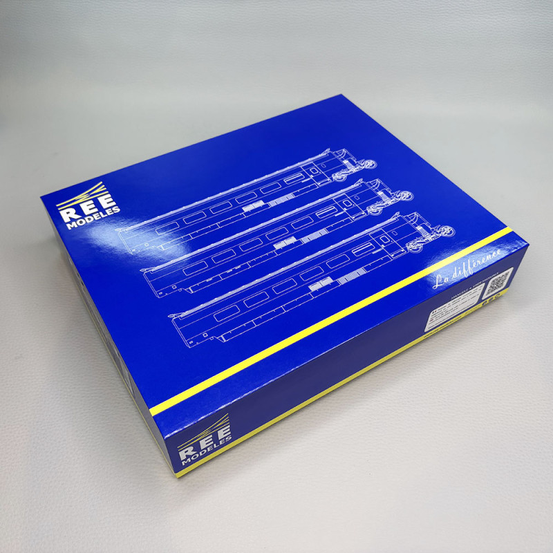 Coffret complément 3 remorques R2, R5, R6, TGV PSE N°5, SNCF, Ep. IV - REE TGV006 - HO 1/87