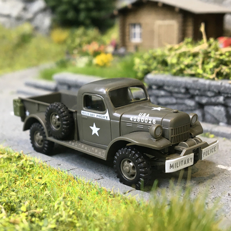 Dodge Power Wagon, Police militaire - BUSCH 44039 - HO 1/87