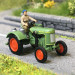 Fendt F15, Dieselross, avec fermier et bidons de lait - BUSCH 54154 - HO 1/87