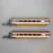 Coffret complément 2 remorques R3 R7 TGV PSE N°5 SNCF, Ep. IV - REE TGV007 - HO 1/87