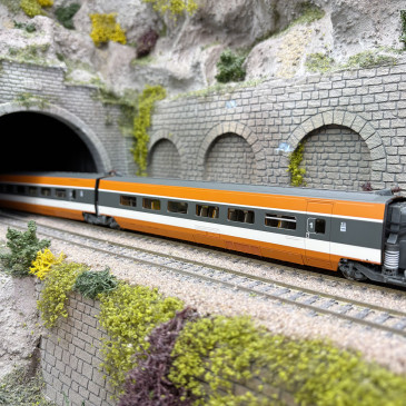Coffret complément 2 remorques R3 R7 TGV PSE N°5 SNCF, Ep. IV - REE TGV007SAC - HO 1/87