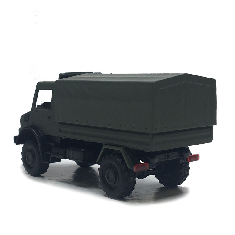 Mercedes Benz, Unimog U5023, véhicule militaire avec treuil - BUSCH 51058 - HO 1/87
