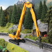 Liebher 954 Litronic, pelle sur chenille, avec fraise de démolition - HERPA 152006-001 - HO 1/87