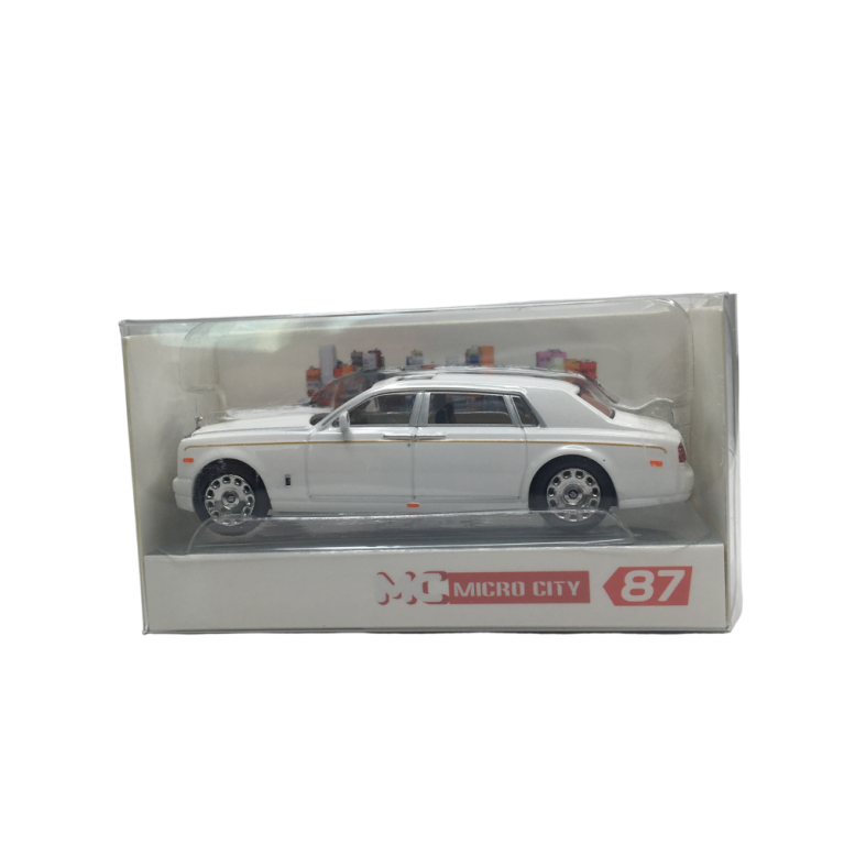 MicroCity, Rolls Royce Phantom, blanc - HERPA 87MC000065 - HO 1/87