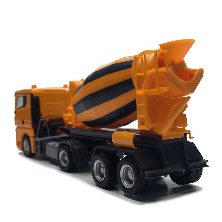 Camion-malaxeur à béton, MAN TGX GN, semi-remorque, orange - HERPA 320573 - HO 1/87
