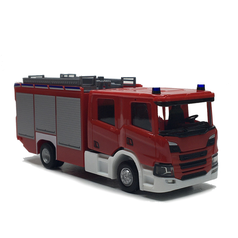 Scania CP28, véhicule de secours incendie, à cabine double - HERPA 098892 - HO 1/87