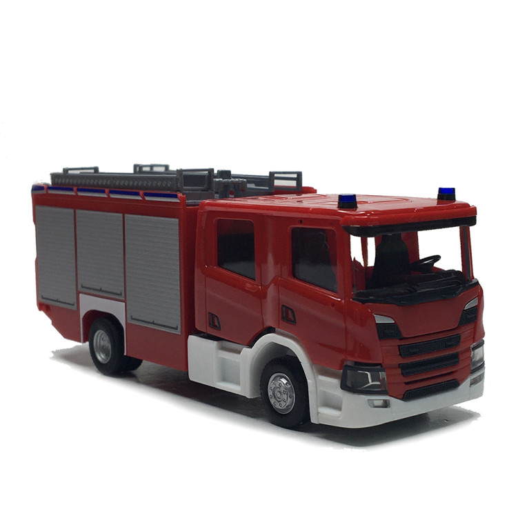 Scania CP28, véhicule de secours incendie, à cabine double - HERPA 098892 - HO 1/87