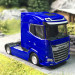 DAF XG restylé, tracteur porteur, 2 essieux, bleu - HERPA 320887 - HO 1/87