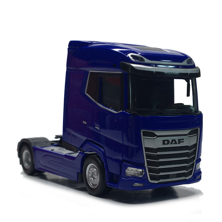 DAF XG restylé, tracteur porteur, 2 essieux, bleu - HERPA 320887 - HO 1/87