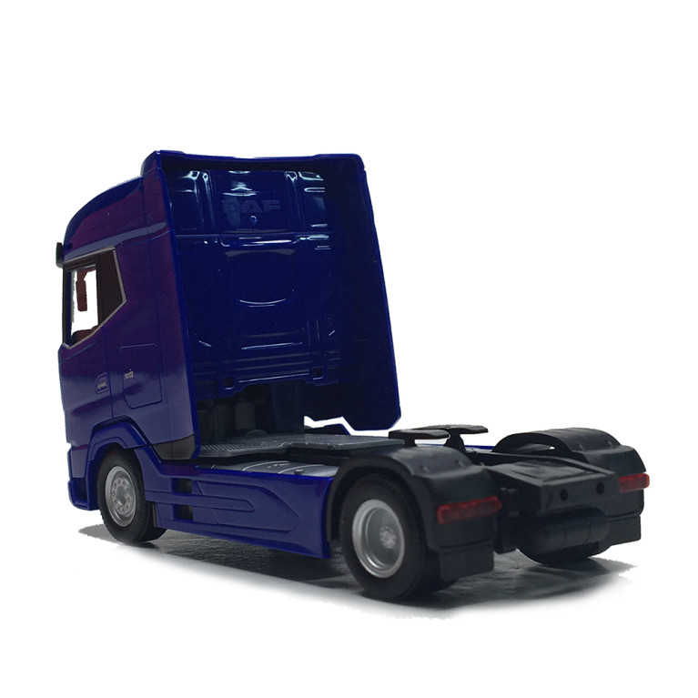 DAF XG restylé, tracteur porteur, 2 essieux, bleu - HERPA 320887 - HO 1/87