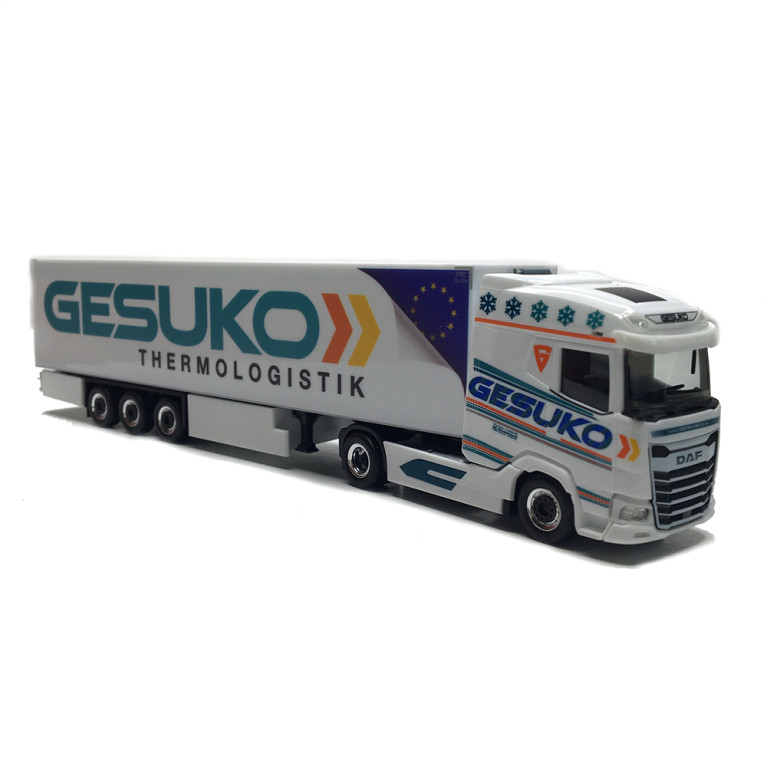 DAF XG, semi-remorque frigorifique, GESUKO - HERPA 320641 - HO 1/87