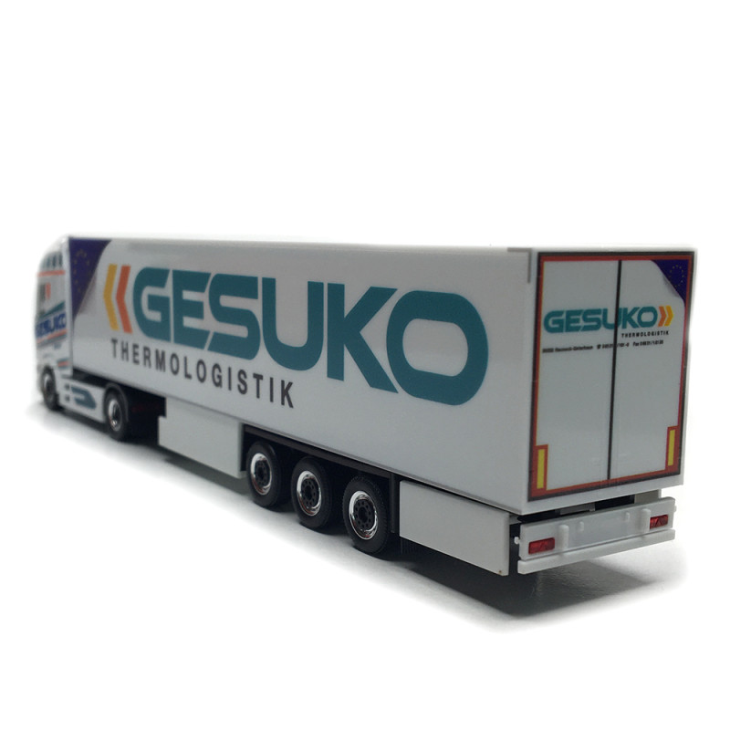 DAF XG, semi-remorque frigorifique, GESUKO - HERPA 320641 - HO 1/87