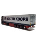 Mercedes Benz Actros L ProCabin Gigaspace, semi-remorque frigorifique, Wolter Koops - HERPA 319966 - HO 1/87