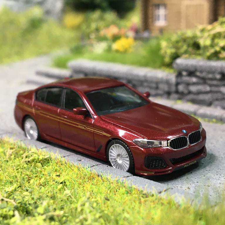 BMW Alpina B3, limousine, rouge - HERPA 430951-003 - HO 1/87