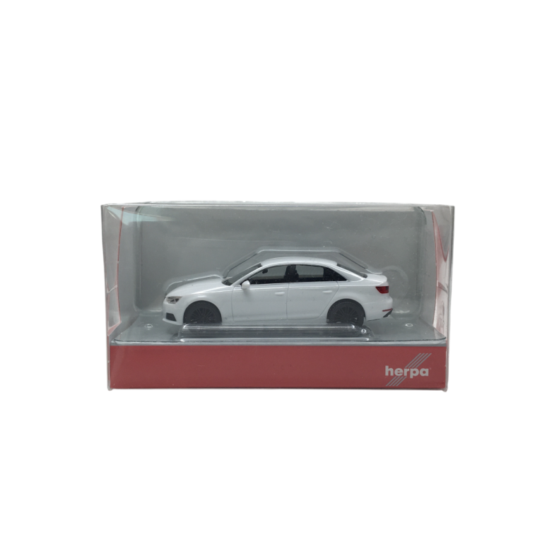 Audi A4, limousine, blanc - HERPA 028561-002 - HO 1/87